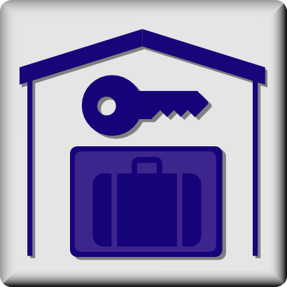 Download free key house suitcase icon
